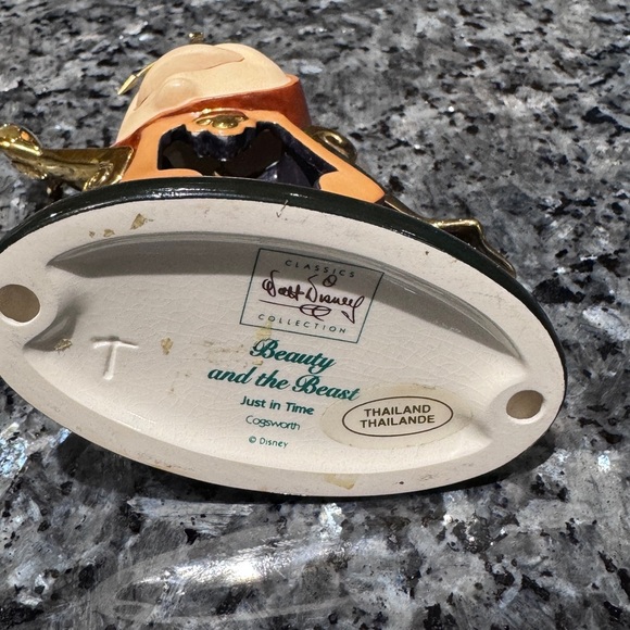 🕰️✨ Rare Vintage Disney Cogsworth Figurine – Beauty & the Beast Magic! ✨🕰️ “ - Picture 9 of 16